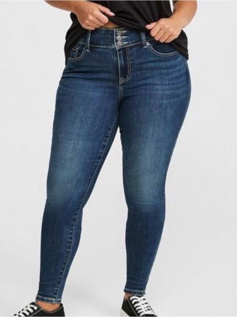 Torrid Jegging Super Soft High-Rise Skinny Denim Jeans Size 16R Blue Grotto NWT